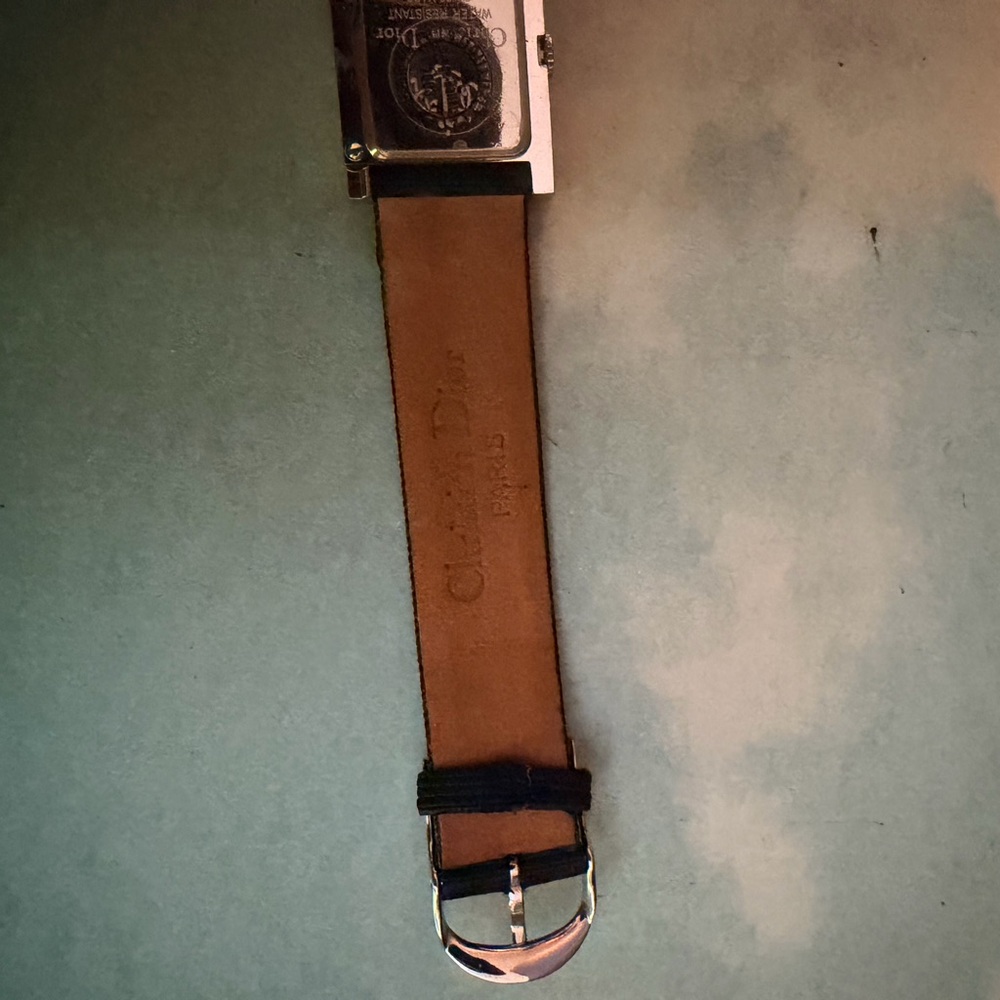 Dior Swiss Water Resistant Black Dial Rectangular… - image 5